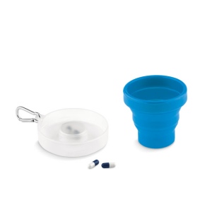 CUP PILL - Tasse pliable avec pilulier