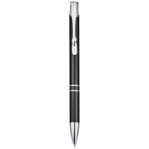 Stylo bille rétractable en aluminium Moneta (encre bleue)
