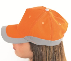 Casquette 5 pans haute visibilté