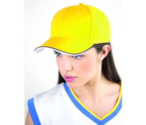 Casquette 6 pans contrastée