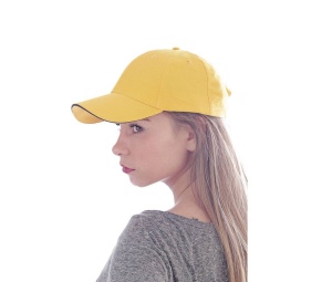 Casquette 6 pans visière sandwich