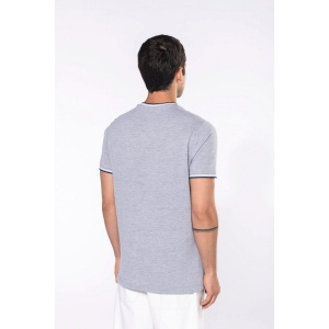 T-shirt maille piquée col V homme