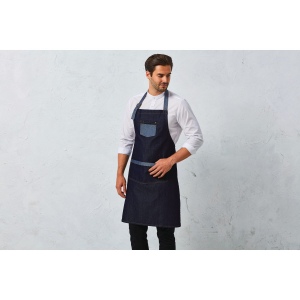 Tablier Denim à bavette Domain