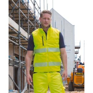 Bodywarmer de sécurité réversible