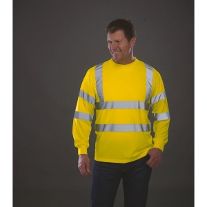 T-shirt haute visibilité manches longues