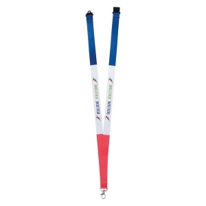Cordon tour de cou tricolore (+Quadri sublimation QS11)