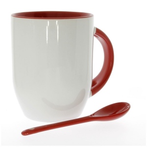 Tasse bicolore cuillère - Couleur