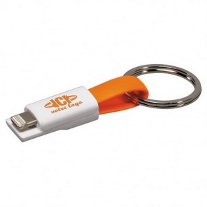 Câble chargeur dual porte-clés Gara