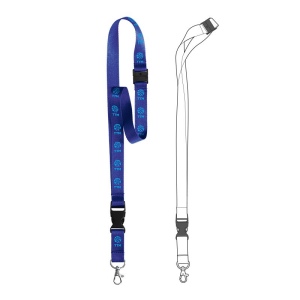 CORDON TOUR DE COU ANTI-ETRANGLEMENT / LANYARD 2X85+10 CM