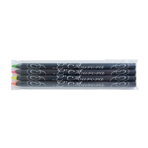 Sachet 4 Surlign. Black 17,6Cm