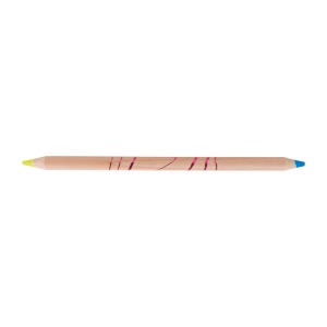 Crayon Bi-Coul P Nat Fluo 17,6 Cm Jau