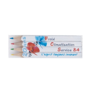 Set Quadri 4 Coul 8,7 Cm
