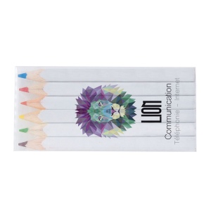 Set Quadri 6 Coul 8,7 Cm