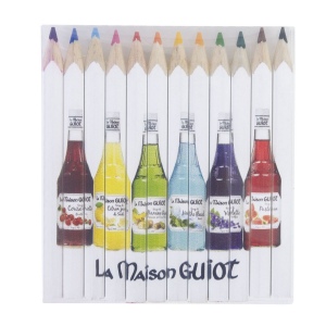 Set Quadri 12 Coul 8,7 Cm
