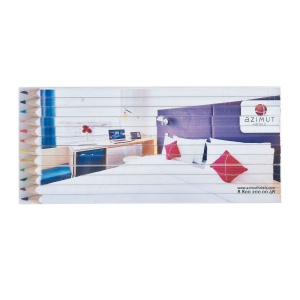 Set Quadri 12 Coul 17,6 Cm