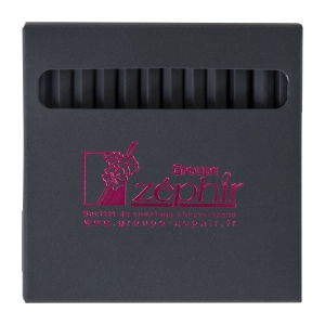 Etui 12 Cr Coul Black 8,7