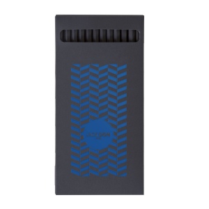 Etui 12 Cr Coul Black 17,6