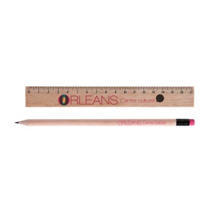 Kit Eco Comprenant 1 Regle Bois Eco 17 Cm