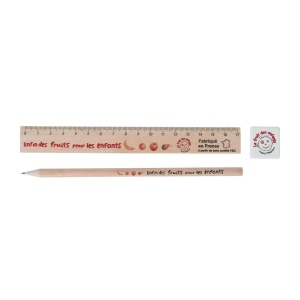 Kit Eco Comprenant 1 Regle Bois Eco 17 Cm