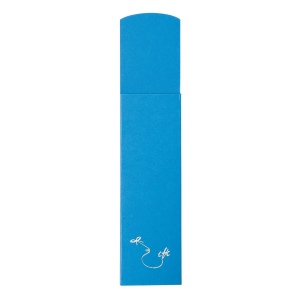 Etui Papier Bleu Turq 2 Crayon