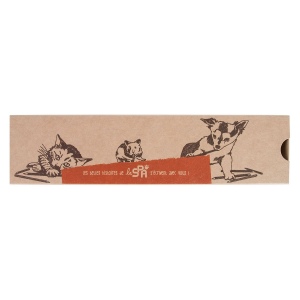 Etui-Fourreau Kraft 10 Crayons
