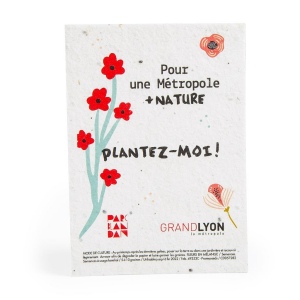 Carte en papier de graines a6 - 225 g