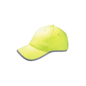 Casquette 6 panneaux fluo Safety