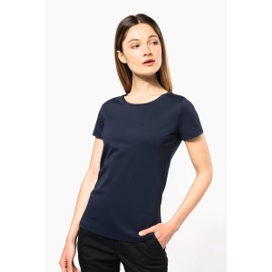 T-shirt Supima® col rond manches courtes femme