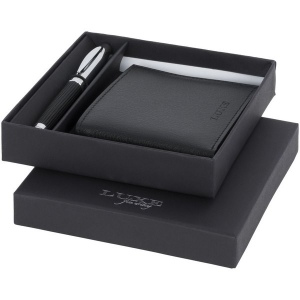 Stylo bille avec coffret cadeau portefeuille Baritone