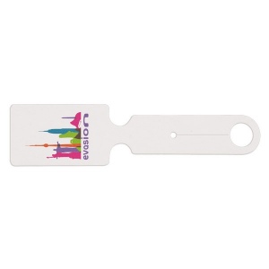 Etiquette bagage pvc gomme mat (+Quadri numérique QV11)