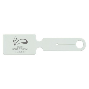 Etiquette bagage pvc verni (+Sérigraphie GO61)