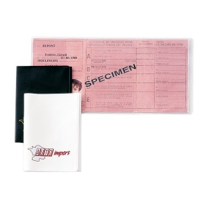 Porte-permis pvc mat (+Sérigraphie GO41)