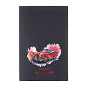 Porte-carte grise pvc mat (+Quadri numérique QV11)