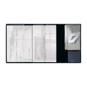 Porte-carte grise pvc stand. (+Sérigraphie GO41)