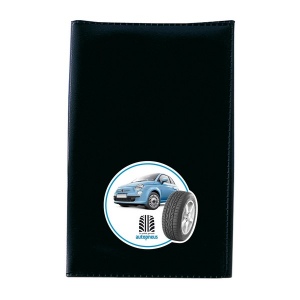 Porte-carte grise pvc stand. (+Quadri numérique QV11)