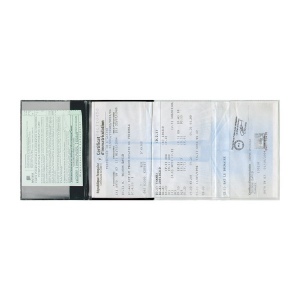Porte-carte grise pvc mat (+Sérigraphie GO31)