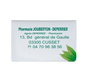 Etui 2 cartes pvc standard (+Quadri numérique QV31)
