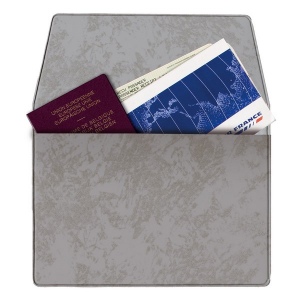 Pochette voyage 1 p imit° cuir (+Incrustation IN11)