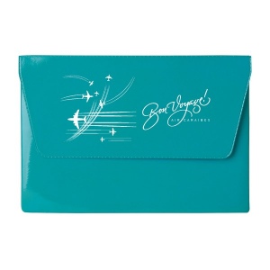 Pochette voyage 1 p pvc verni (+Sérigraphie GS21)
