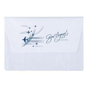 Pochette voyage 2 p pvc std (+Sérigraphie GS21)