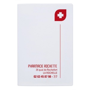 Pochette sante 5 p pvc mat (+Sérigraphie GO41)