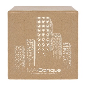 Bloc cube adhesif/pot a crayon (+Tampographie TA11)