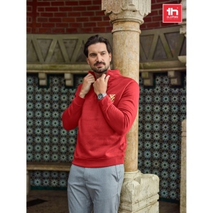 THC BUDAPEST. Sweat-shirt col zippé unisexe