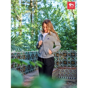 THC HELSINKI WOMEN. Veste polaire ceinturée en polyester pour femme