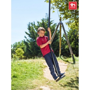 THC ADAM KIDS. Polo à manches courtes en coton pour enfants (unisexe)