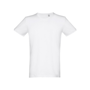 THC SAN MARINO WH. T-shirt homme à manches courtes en coton peigné. Couleur blanche