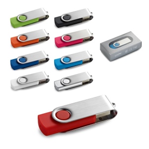 CLAUDIUS 8GB. Clé USB 8GB avec attache en métal