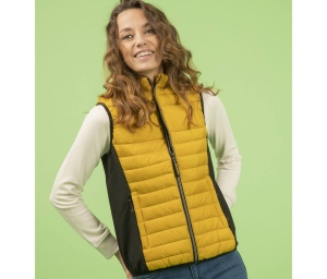 Bodywarmer bi-matière femme