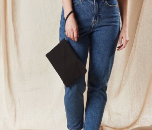 Petite pochette en coton canvas