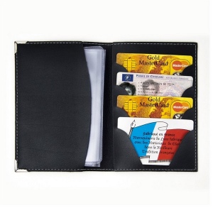 Porte-cartes 4 cartes de crédit Hakan